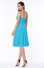 Plain A-line Sweetheart Zip up Ruching Bridesmaid Dresses