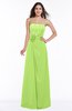 Disney Princess A-line Strapless Zipper Chiffon Plus Size Bridesmaid Dresses