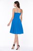 Modern A-line Strapless Half Backless Chiffon Ribbon Plus Size Bridesmaid Dresses