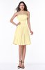 Modern A-line Strapless Half Backless Chiffon Ribbon Plus Size Bridesmaid Dresses