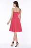 Modern A-line Strapless Half Backless Chiffon Ribbon Plus Size Bridesmaid Dresses