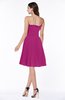 Modern A-line Strapless Half Backless Chiffon Ribbon Plus Size Bridesmaid Dresses