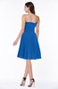 Modern A-line Strapless Half Backless Chiffon Ribbon Plus Size Bridesmaid Dresses