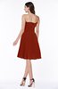 Modern A-line Strapless Half Backless Chiffon Ribbon Plus Size Bridesmaid Dresses