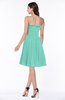 Modern A-line Strapless Half Backless Chiffon Ribbon Plus Size Bridesmaid Dresses