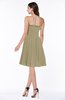 Modern A-line Strapless Half Backless Chiffon Ribbon Plus Size Bridesmaid Dresses