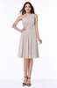 Simple A-line One Shoulder Chiffon Knee Length Plus Size Bridesmaid Dresses