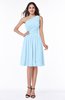 Simple A-line One Shoulder Chiffon Knee Length Plus Size Bridesmaid Dresses