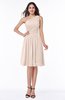 Simple A-line One Shoulder Chiffon Knee Length Plus Size Bridesmaid Dresses