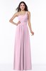 Simple A-line Asymmetric Neckline Sleeveless Zip up Floor Length Plus Size Bridesmaid Dresses