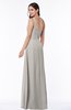 Simple A-line Asymmetric Neckline Sleeveless Zip up Floor Length Plus Size Bridesmaid Dresses
