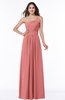 Simple A-line Asymmetric Neckline Sleeveless Zip up Floor Length Plus Size Bridesmaid Dresses