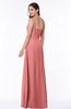 Simple A-line Asymmetric Neckline Sleeveless Zip up Floor Length Plus Size Bridesmaid Dresses