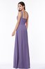 Simple A-line Asymmetric Neckline Sleeveless Zip up Floor Length Plus Size Bridesmaid Dresses