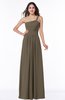 Simple A-line Asymmetric Neckline Sleeveless Zip up Floor Length Plus Size Bridesmaid Dresses