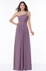 Simple A-line Asymmetric Neckline Sleeveless Zip up Floor Length Plus Size Bridesmaid Dresses