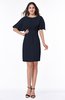 Modest Sheath Zip up Chiffon Short Plus Size Bridesmaid Dresses