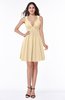 Sexy A-line Sleeveless Short Pleated Plus Size Bridesmaid Dresses