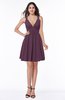 Sexy A-line Sleeveless Short Pleated Plus Size Bridesmaid Dresses
