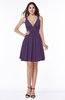 Sexy A-line Sleeveless Short Pleated Plus Size Bridesmaid Dresses