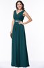 Classic A-line Zip up Chiffon Ribbon Plus Size Bridesmaid Dresses