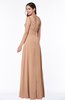Classic A-line Zip up Chiffon Ribbon Plus Size Bridesmaid Dresses