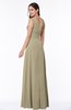 Classic A-line Zip up Chiffon Ribbon Plus Size Bridesmaid Dresses
