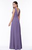 Classic A-line Zip up Chiffon Ribbon Plus Size Bridesmaid Dresses