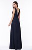 Classic A-line Zip up Chiffon Ribbon Plus Size Bridesmaid Dresses