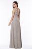 Classic A-line Zip up Chiffon Ribbon Plus Size Bridesmaid Dresses