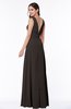 Classic A-line Zip up Chiffon Ribbon Plus Size Bridesmaid Dresses