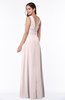 Classic A-line Zip up Chiffon Ribbon Plus Size Bridesmaid Dresses
