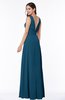 Classic A-line Zip up Chiffon Ribbon Plus Size Bridesmaid Dresses