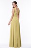 Classic A-line Zip up Chiffon Ribbon Plus Size Bridesmaid Dresses