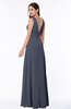 Classic A-line Zip up Chiffon Ribbon Plus Size Bridesmaid Dresses