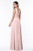 Classic A-line Zip up Chiffon Ribbon Plus Size Bridesmaid Dresses