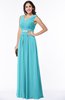 Classic A-line Zip up Chiffon Ribbon Plus Size Bridesmaid Dresses