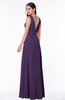 Classic A-line Zip up Chiffon Ribbon Plus Size Bridesmaid Dresses