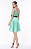 Elegant A-line Thick Straps Sleeveless Mini Plus Size Bridesmaid Dresses