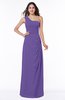 Simple A-line Half Backless Chiffon Floor Length Draped Plus Size Bridesmaid Dresses