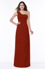 Simple A-line Half Backless Chiffon Floor Length Draped Plus Size Bridesmaid Dresses