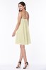 Elegant A-line Strapless Sleeveless Chiffon Mini Plus Size Bridesmaid Dresses
