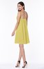 Elegant A-line Strapless Sleeveless Chiffon Mini Plus Size Bridesmaid Dresses