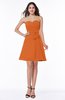 Elegant A-line Strapless Sleeveless Chiffon Mini Plus Size Bridesmaid Dresses