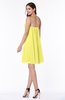 Elegant A-line Strapless Sleeveless Chiffon Mini Plus Size Bridesmaid Dresses