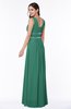Sexy A-line Zipper Floor Length Pleated Plus Size Bridesmaid Dresses
