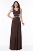 Sexy A-line Zipper Floor Length Pleated Plus Size Bridesmaid Dresses