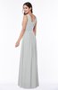 Sexy A-line Zipper Floor Length Pleated Plus Size Bridesmaid Dresses