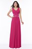 Sexy A-line Zipper Floor Length Pleated Plus Size Bridesmaid Dresses