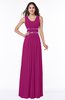 Sexy A-line Zipper Floor Length Pleated Plus Size Bridesmaid Dresses